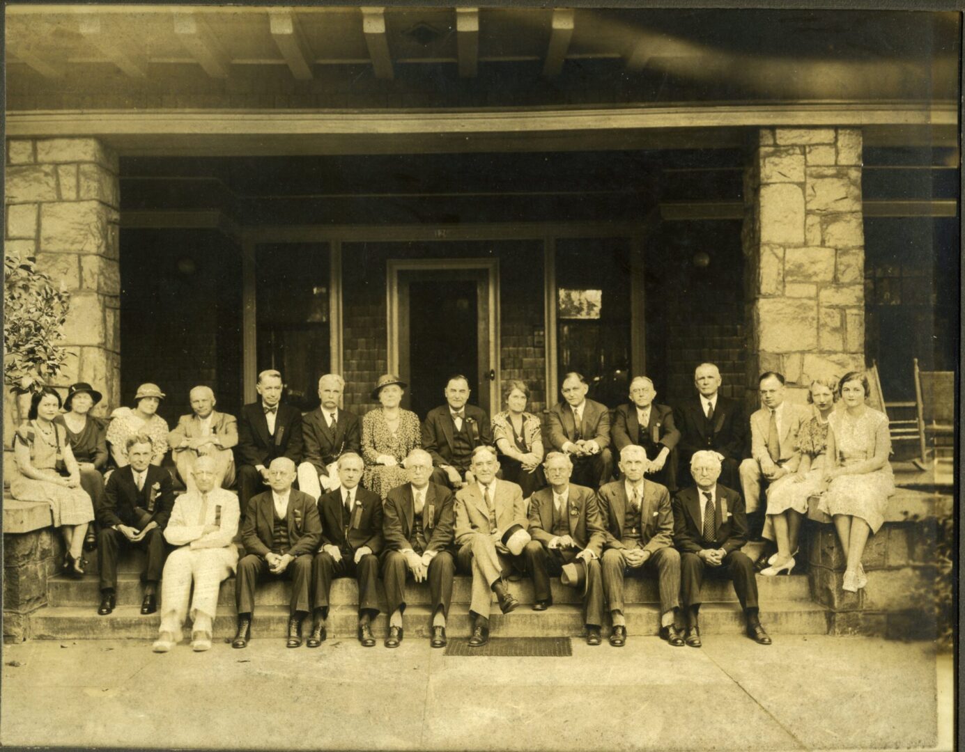 1893 University of Georgia Law Class 45th Reunion
35 graduated.  18 were living at the time of this 1938 reunion.